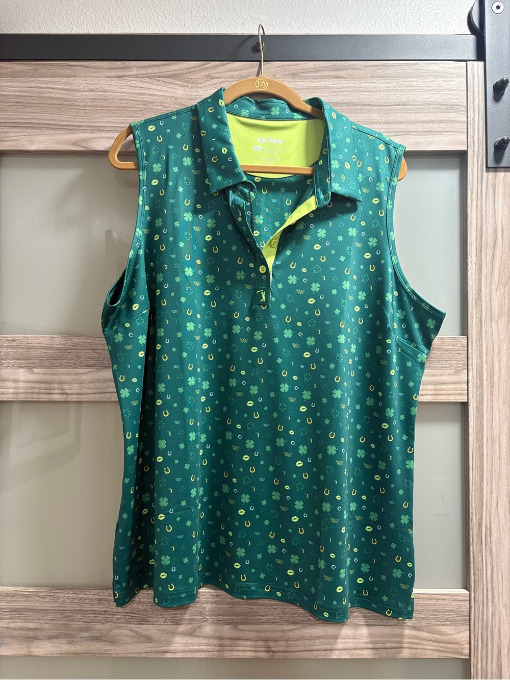 Ladies BogeyBro Sleeveless Polo Lucky